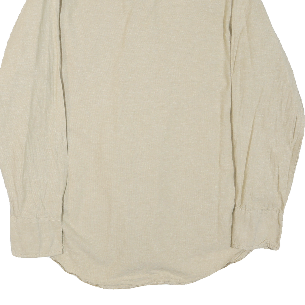 WRANGLER Womens Beige Cotton Blend Shirt XL Western Style Casual