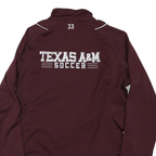 ADIDAS Womens Maroon & White Texas A&M Jacket L Polyester Soccer Sportswear