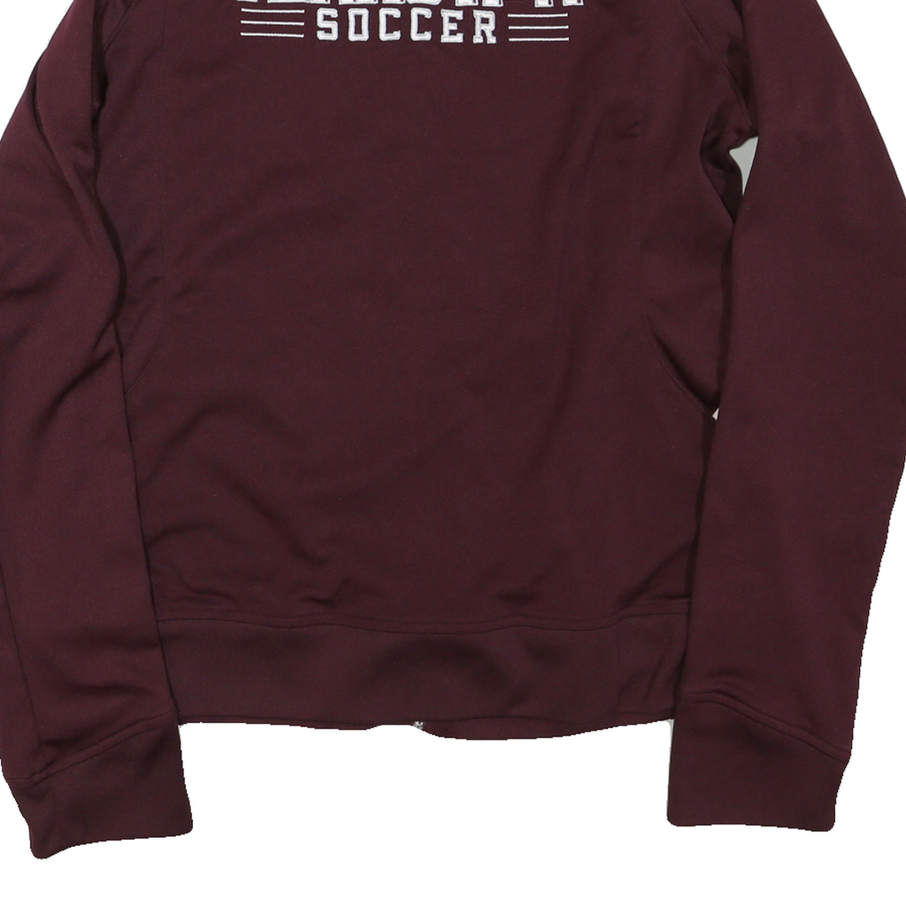 ADIDAS Womens Maroon & White Texas A&M Jacket L Polyester Soccer Sportswear