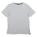 TED BAKER Mens Grey Graphic T-Shirt M Short Sleeve Crew Neck Casual Cotton Blend