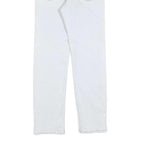 LEVI'S Womens Jeans White Slim Straight Denim Light W24 L27 Button Closure