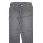 GUESS JEANS Mens Jeans Grey Regular Straight Stone Wash W33 L33