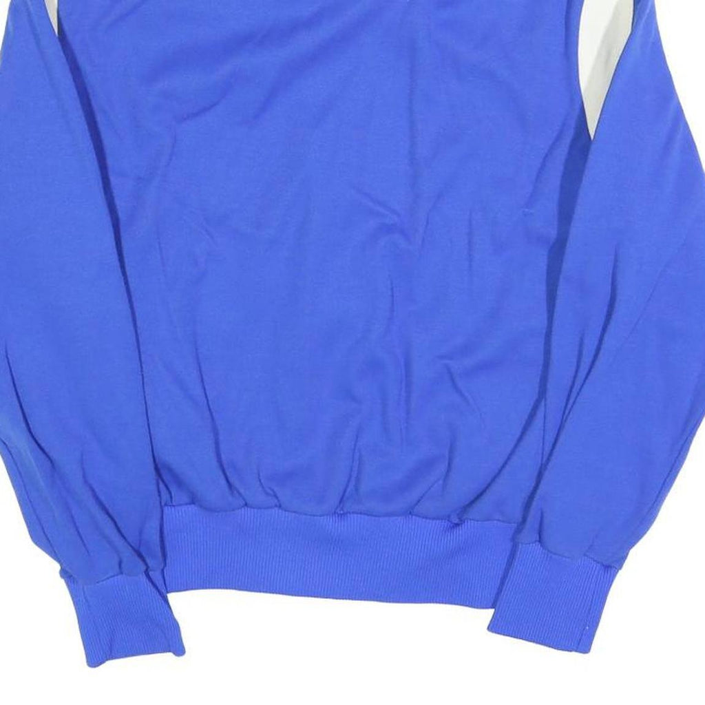 ADIDAS Mens Blue White Zip Up Track Jacket S Polyester Blend Sport Casual