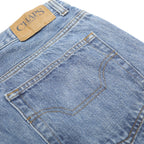 CHAPS Mens Jeans Blue Regular Straight Denim Medium W34 L30 Classic Zip Closure