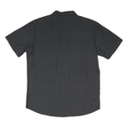 LEVI'S Mens Black Plain Shirt M Cotton Blend Casual Button Shirt