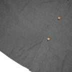LEVI'S Mens Black Plain Shirt M Cotton Blend Casual Button Shirt
