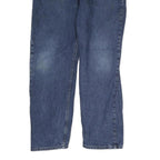 WRANGLER Mens Regular Blue Denim Medium Fit Jeans W38 L30 Classic Cotton Zip