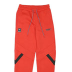 PUMA Mens Joggers Red Slim Tapered S W30 L29 Sportswear Casual Bottoms