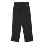 DICKIES Mens Black Regular Fit Straight Leg Trousers Cotton Blend W28 L30