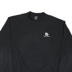 NIKE Mens Black Wolf Creek Crew Neck L Sweatshirt Polyester Blend Casual