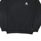 NIKE Mens Black Wolf Creek Crew Neck L Sweatshirt Polyester Blend Casual