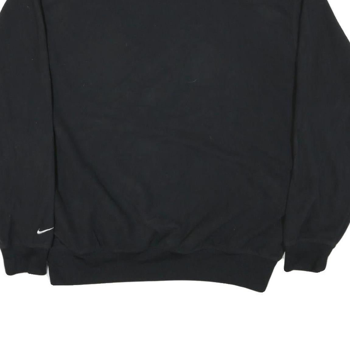 NIKE Mens Black Wolf Creek Crew Neck L Sweatshirt Polyester Blend Casual