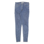 LEVI'S Womens Slim Blue Denim Slim Jeans W29 L32 Zip Cotton Blend