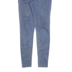 LEVI'S Womens Slim Blue Denim Slim Jeans W29 L32 Zip Cotton Blend