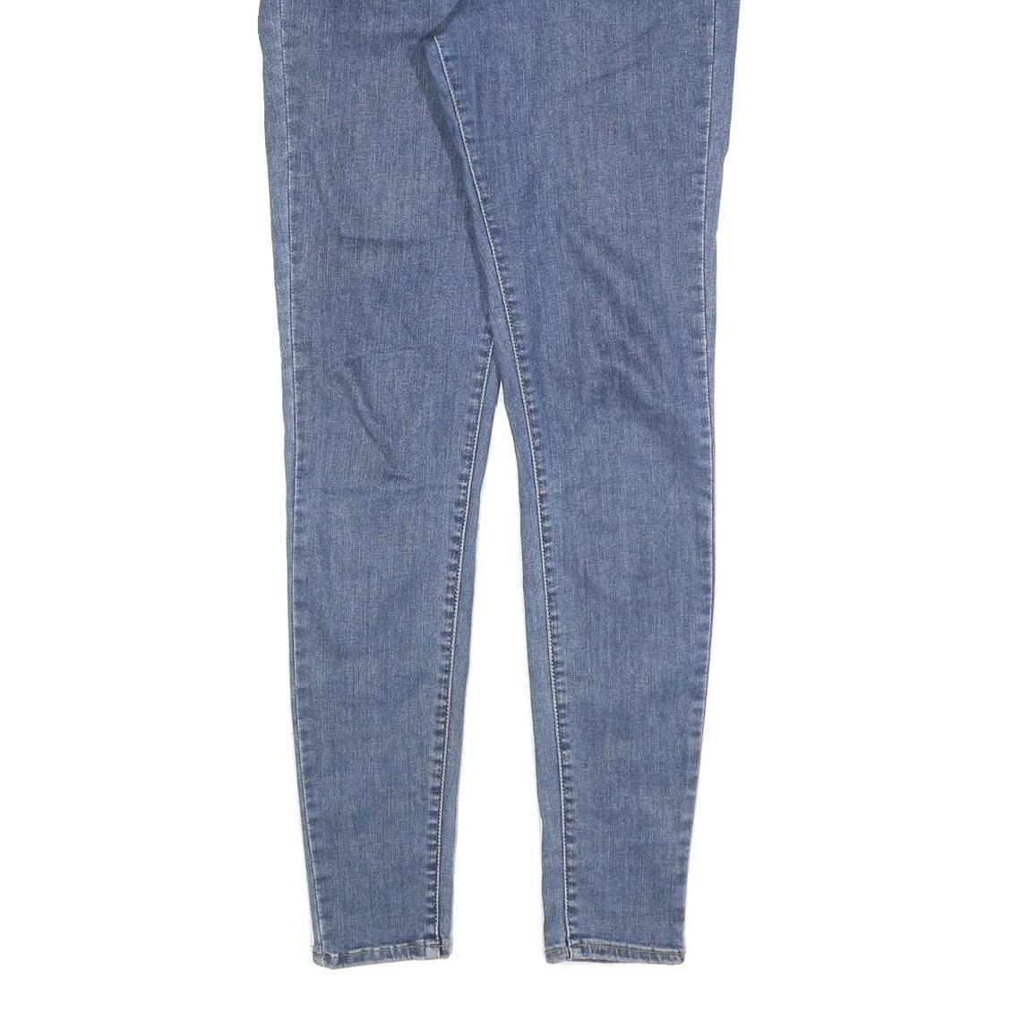 LEVI'S Womens Slim Blue Denim Slim Jeans W29 L32 Zip Cotton Blend