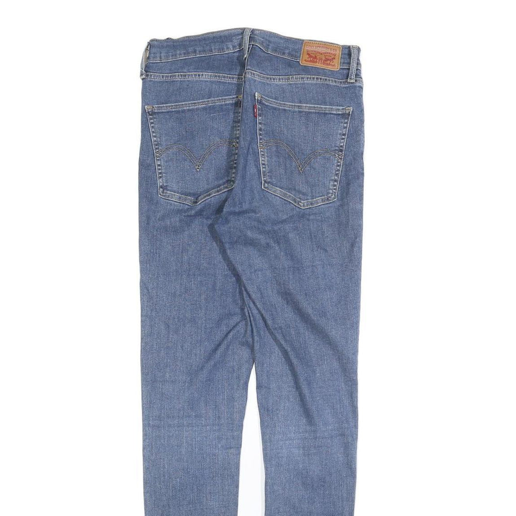 LEVI'S Womens Slim Blue Denim Slim Jeans W29 L32 Zip Cotton Blend