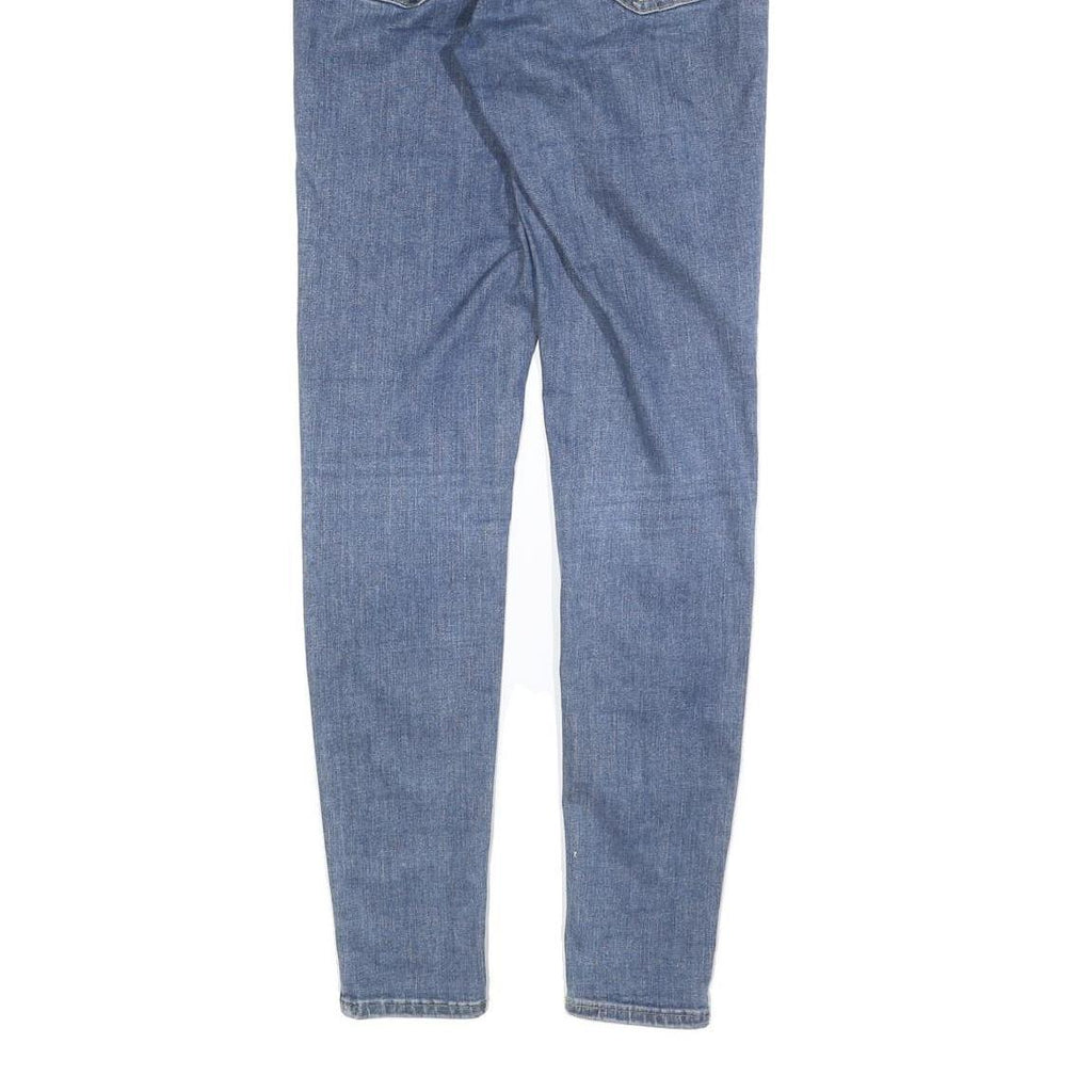 LEVI'S Womens Slim Blue Denim Slim Jeans W29 L32 Zip Cotton Blend