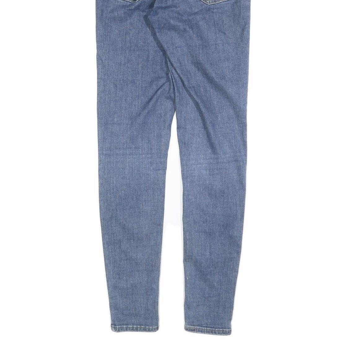 LEVI'S Womens Slim Blue Denim Slim Jeans W29 L32 Zip Cotton Blend