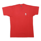 THE BEST Mens Red Graphic T-Shirt L Short Sleeve Crew Neck AT&T Logo