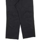 DICKIES Mens Cotton Blend Black Relaxed Straight Trousers W38 L30 Workwear