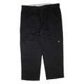 DICKIES Mens Trousers Black Regular Straight W42 L30