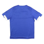 ADIDAS Mens Blue & White Reno 1868 FC Football Shirt L Short Sleeve V-Neck