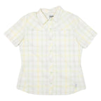 COLUMBIA Womens Shirt Yellow Check L