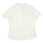 COLUMBIA Womens Shirt Yellow Check L