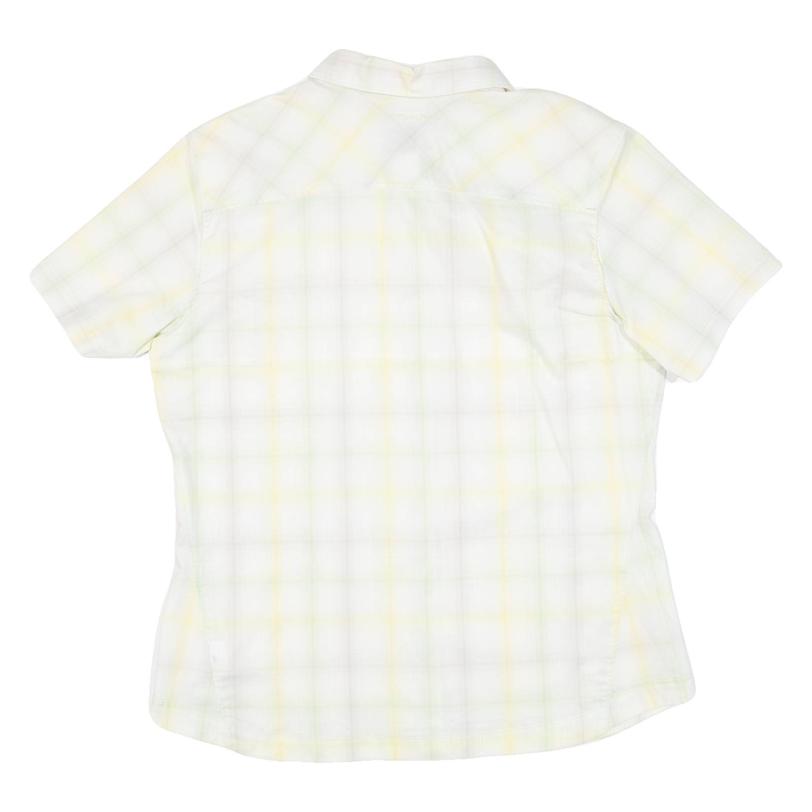 COLUMBIA Womens Shirt Yellow Check L