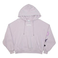 KARL KANI Womens Lilac Hoodie XS Kani Logo Embroidered Sleeve Print