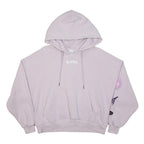 KARL KANI Womens Lilac Hoodie XS Kani Logo Embroidered Sleeve Print