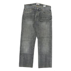 LEVI'S 501 Mens Jeans Grey Regular Straight Denim Medium W32 L28 Button Closure