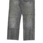 LEVI'S 501 Mens Jeans Grey Regular Straight Denim Medium W32 L28 Button Closure