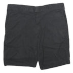 DICKIES Mens Shorts Black Casual XL W40 Workwear Multi Pocket Durable
