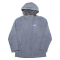 JACK WOLFSKIN Womens Jacket Grey Hooded M