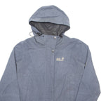 JACK WOLFSKIN Womens Jacket Grey Hooded M