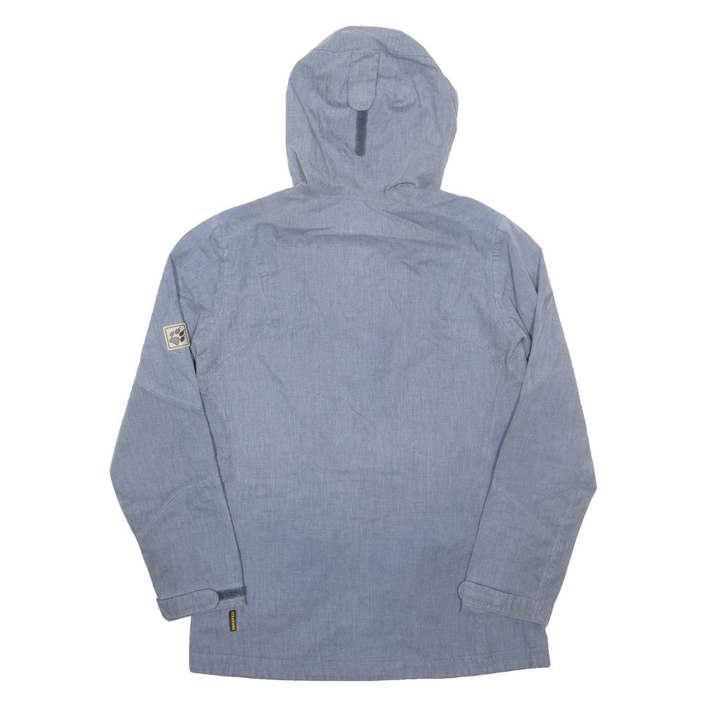 JACK WOLFSKIN Womens Jacket Grey Hooded M