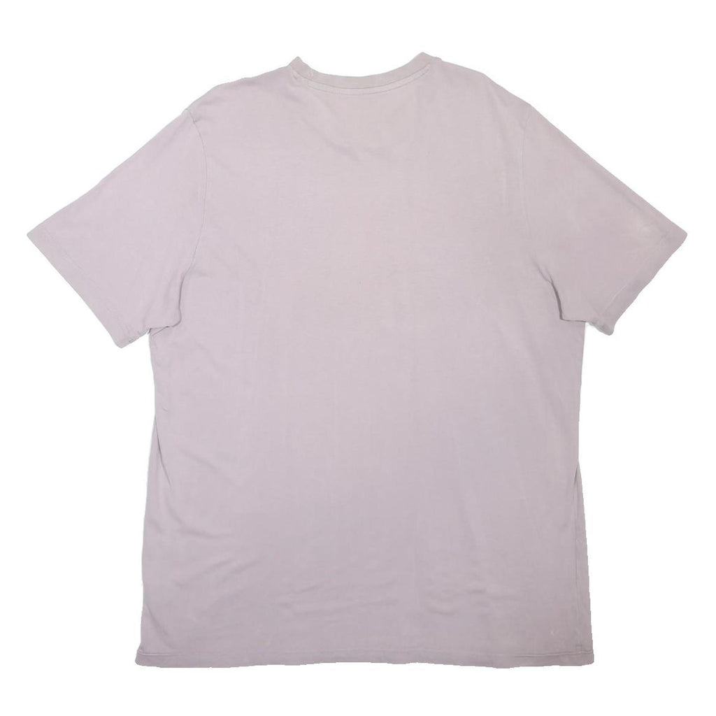 ADIDAS Mens Purple Graphic T-Shirt XL Short Sleeve Crew Neck Cotton Blend
