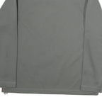 REEBOK Mens Grey 1/4 Zip Sweatshirt L Cotton Pullover Sports Casual Activewear