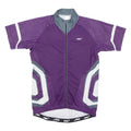 Cycling Mens Jersey Purple 1/2 Zip S