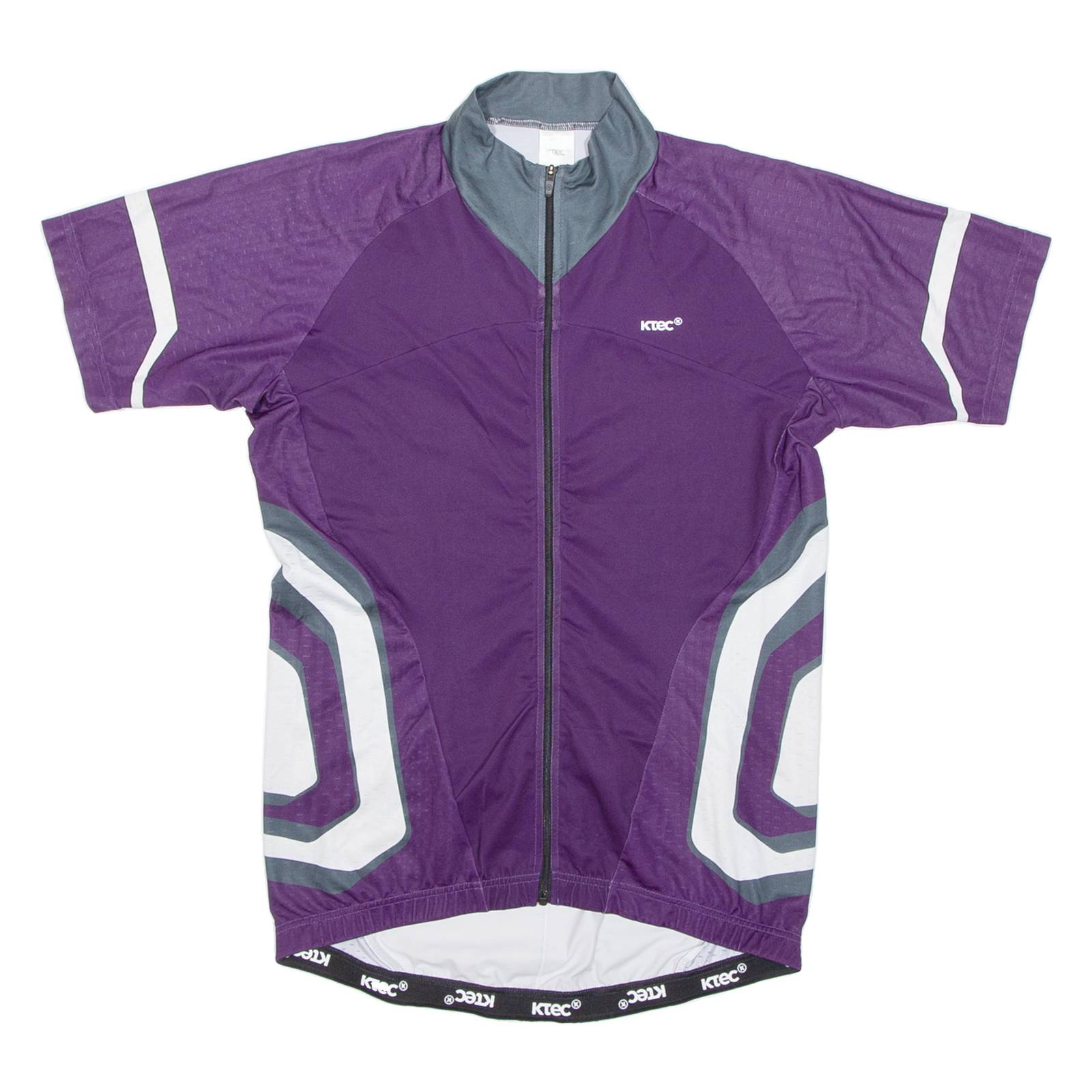 Cycling Mens Jersey Purple 1/2 Zip S