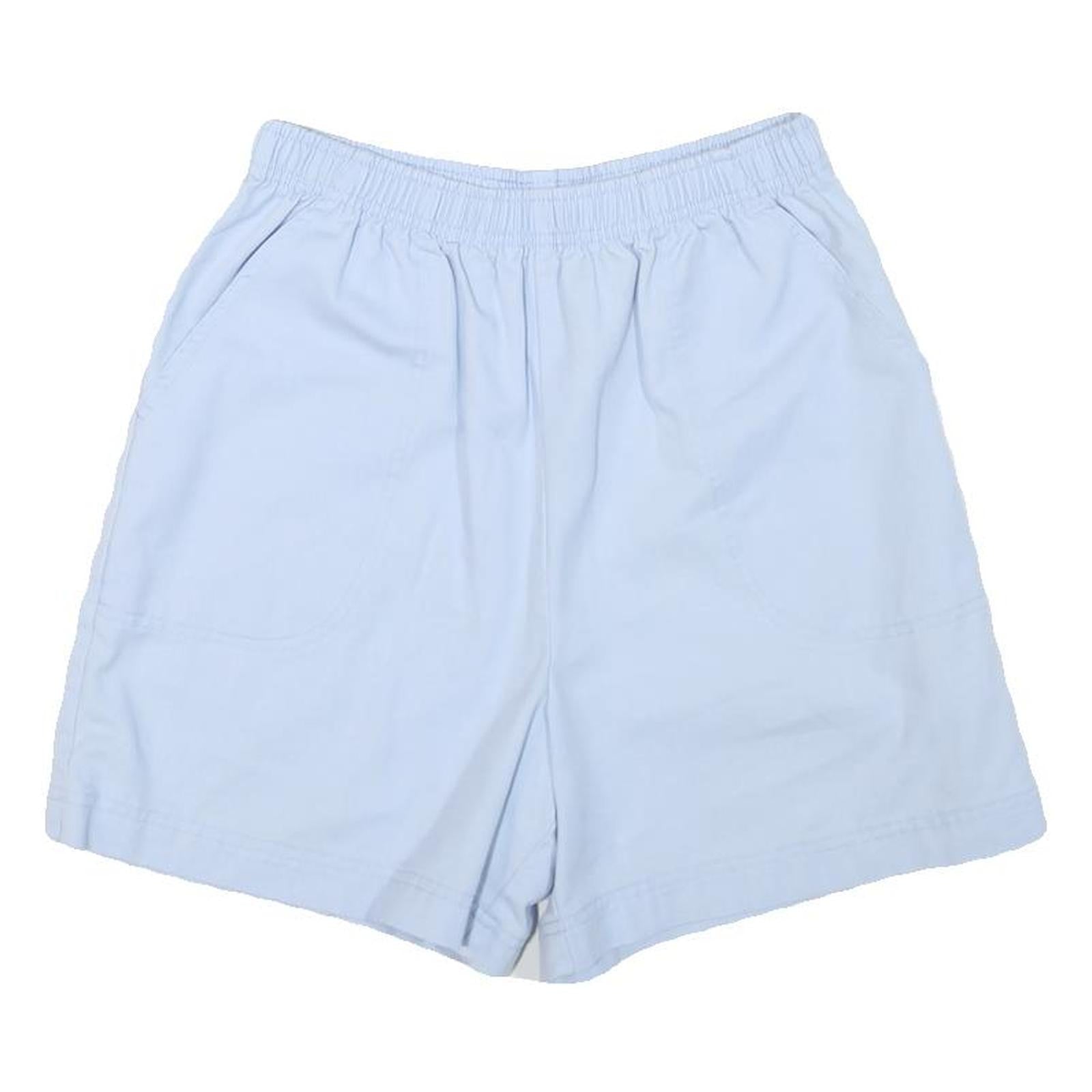 CABIN CREEK Womens Shorts White Casual S W24 Lightweight Cotton Blend Summer