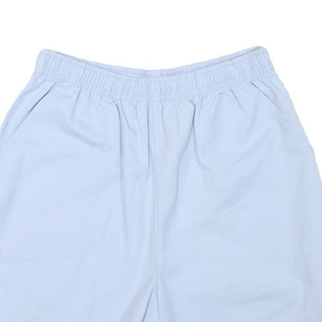 CABIN CREEK Womens Shorts White Casual S W24 Lightweight Cotton Blend Summer