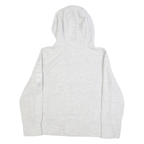 CALVIN KLEIN PERFORMANCE Womens Grey Hooded Plain Full Zip Jumper XL Lightweight