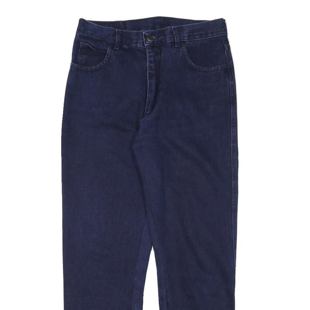 BIG FOLLIE Womens Jeans Blue Slim Skinny Denim Dark W30 L28 Stylish Zip