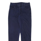 BIG FOLLIE Womens Jeans Blue Slim Skinny Denim Dark W30 L28 Stylish Zip