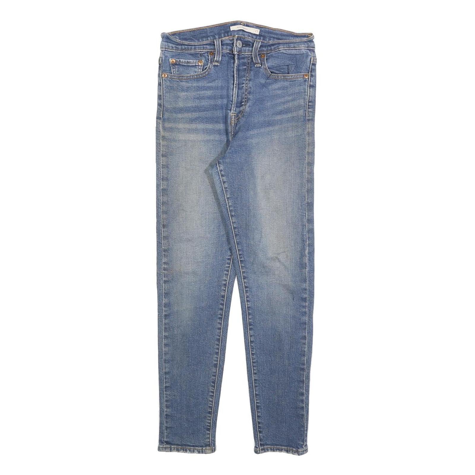 LEVI'S Womens Jeans Blue Slim Skinny Denim Medium W27 L26 Classic Cotton Blend
