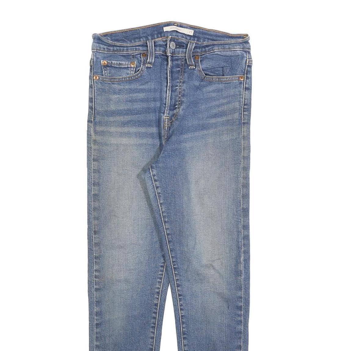 LEVI'S Womens Jeans Blue Slim Skinny Denim Medium W27 L26 Classic Cotton Blend