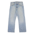 LEVI'S 501 Mens Jeans Blue Regular Straight Denim Light W30 L26 Classic Button