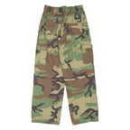 Camo Womens Trousers Green Regular Straight W25 L26